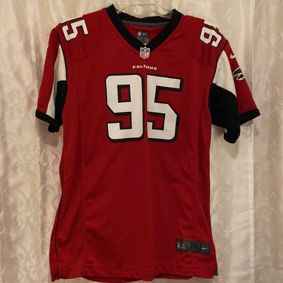 Nike Atlanta Falcons Jonathan Babineaux Jersey Size Youth XL (18/20) 🔥 - Picture 4 of 7
